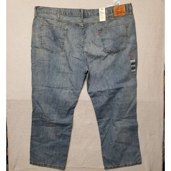 Levi's 559 Jeans‎ Men's 52X32 Medium Wash Relaxed Straight Denim #00590086 - Picture 2 of 11